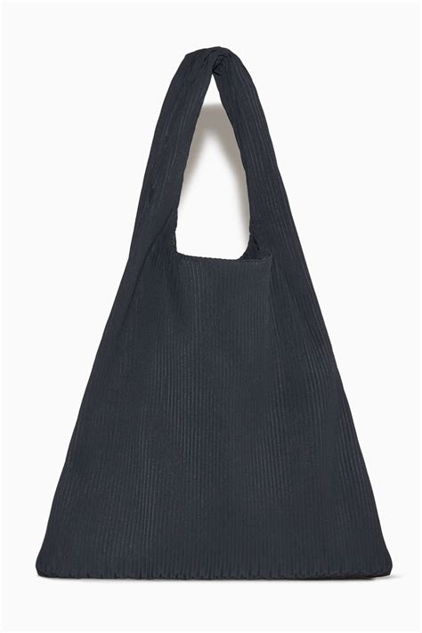 cos pleated tote bag.